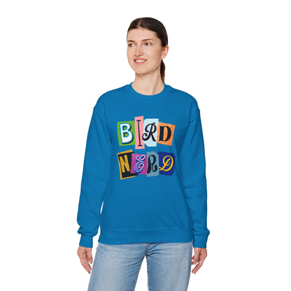 Bird Nerd Crewneck Sweatshirt - Fun Casual Wear for Bird Lovers