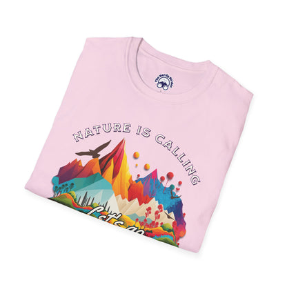 Nature Is Calling Birding Unisex Softstyle T-Shirt