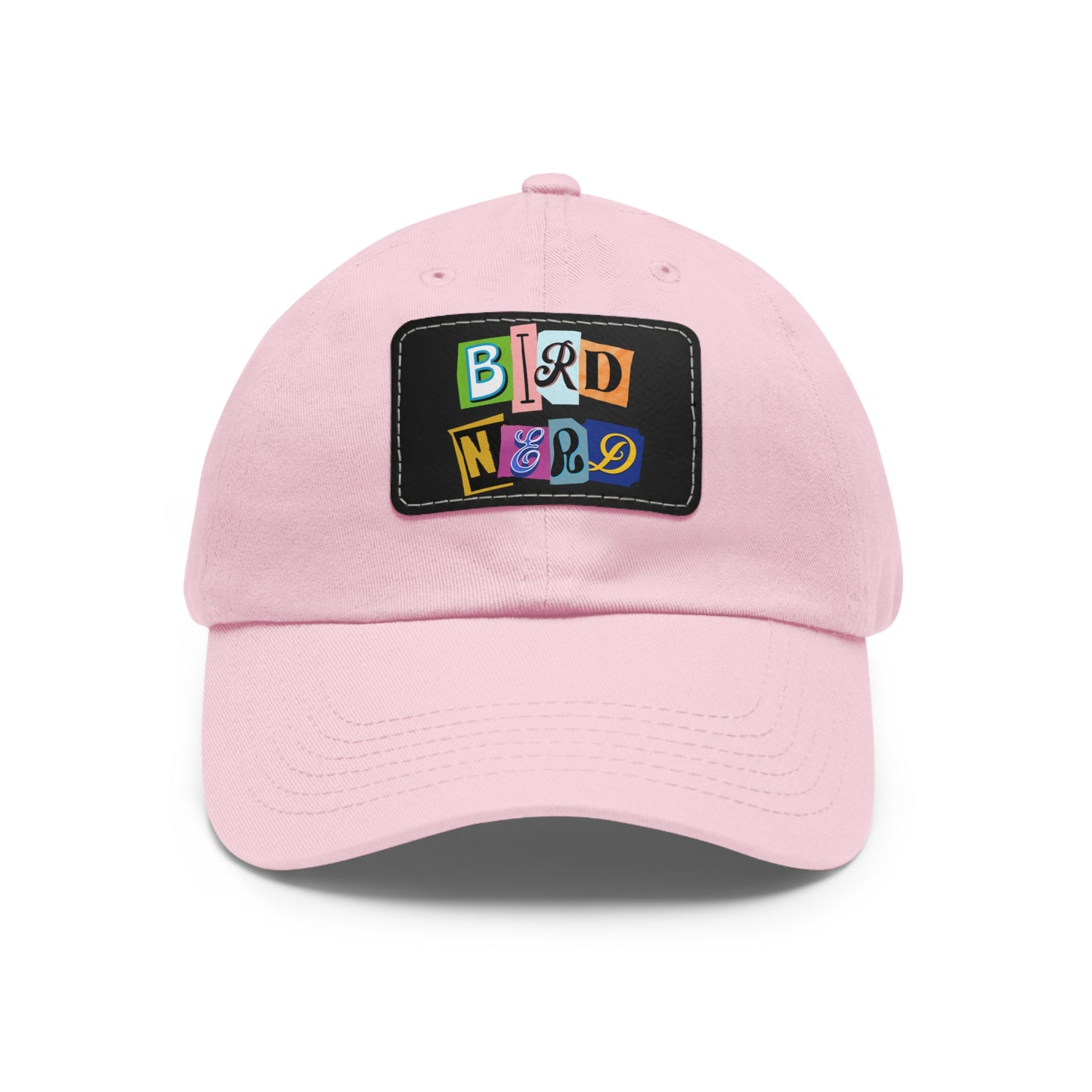 The Nerdy Birder - Bird Nerd Dad Hat with Leather Patch, Casual Cap for Bird Lovers, Unique Gift for Birdwatching, Outdoor Adventure Hat, Unisex