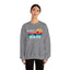 Easily Distracted by Birds Retro Sunset Crewneck Sweatshirt