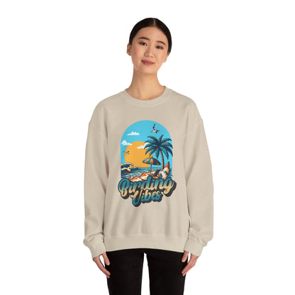 Birding Vibes Unisex Heavy Blend™ Crewneck Sweatshirt - Casual Beach Aesthetic