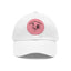 The Nerdy Birder - "Fluent in Fowl Language"  Dad Hat, Leather Patch Cap, Perfect Gift for Dads, Nature Lovers, Casual Style Cap, Summer Accessories