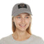 Bird Heart Hat with Leather Patch, Casual Cap for Bird Lovers