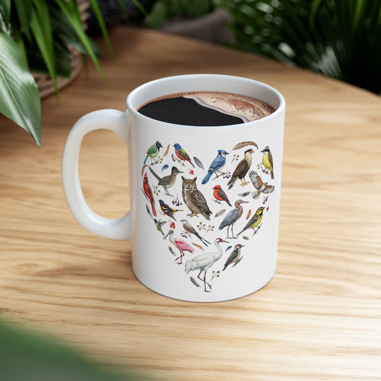 Heart of Texas White Ceramic Mug
