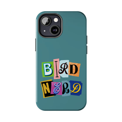 The Nerdy Birder - Bird Nerd Tough Phone Cover for Bird Lovers, Unique Gift for Wildlife Enthusiasts
