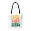 Peace Love Birds Tote Bag – Eco-Friendly Canvas Bag for Nature Lovers