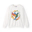 Hummingbird Rainbow Graphic Unisex Crewneck Sweatshirt