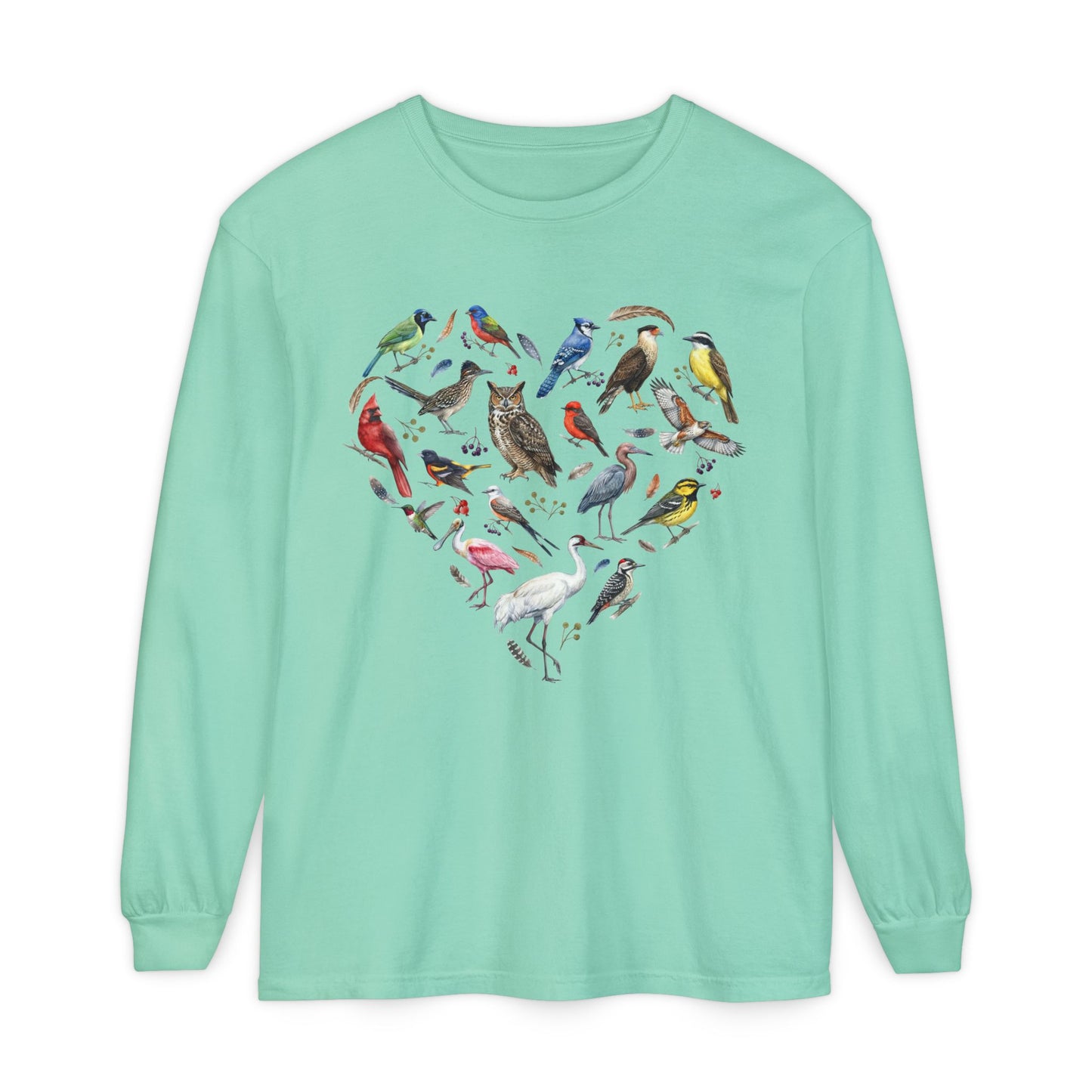 Heart of Texas Birds Long Sleeve Tee