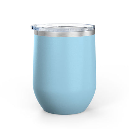 Cool Birder Vibes Wine Tumbler - 12oz Insulated Drinkware for Nature Lovers