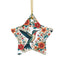 Hummingbird Blooms Ceramic Ornament —4 Shapes