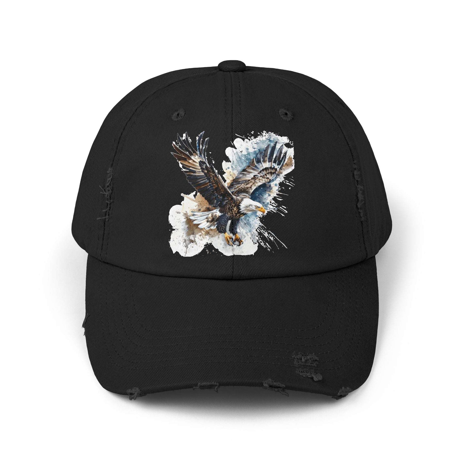The Nerdy Birder Eagle Vintage Style Hat - Unisex Distressed Cap
