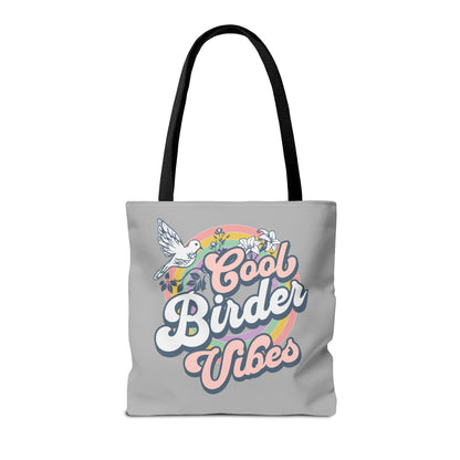 Cool Birder Vibes Tote Bag - Stylish & Eco-Friendly for Bird Lovers