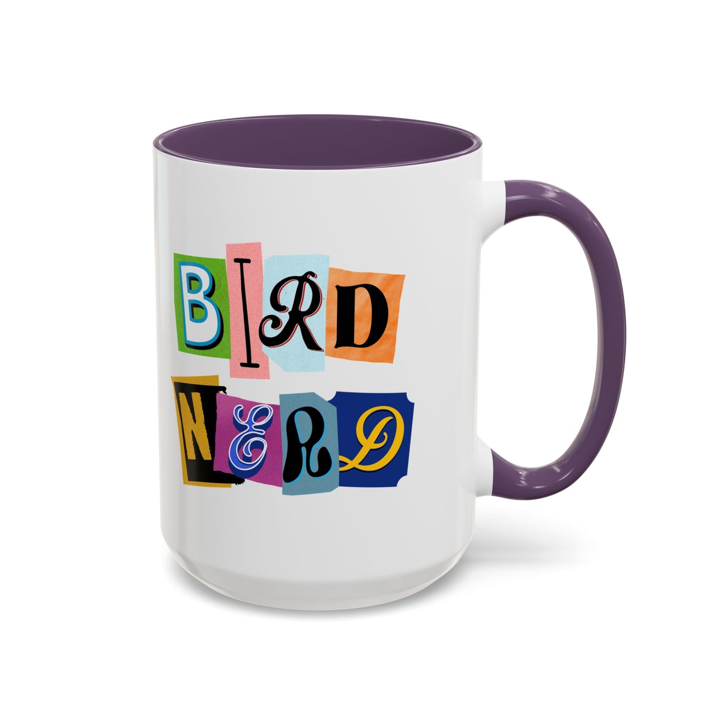 Bird Nerd Accent Coffee Mug - Fun & Quirky Gift for Bird Lovers