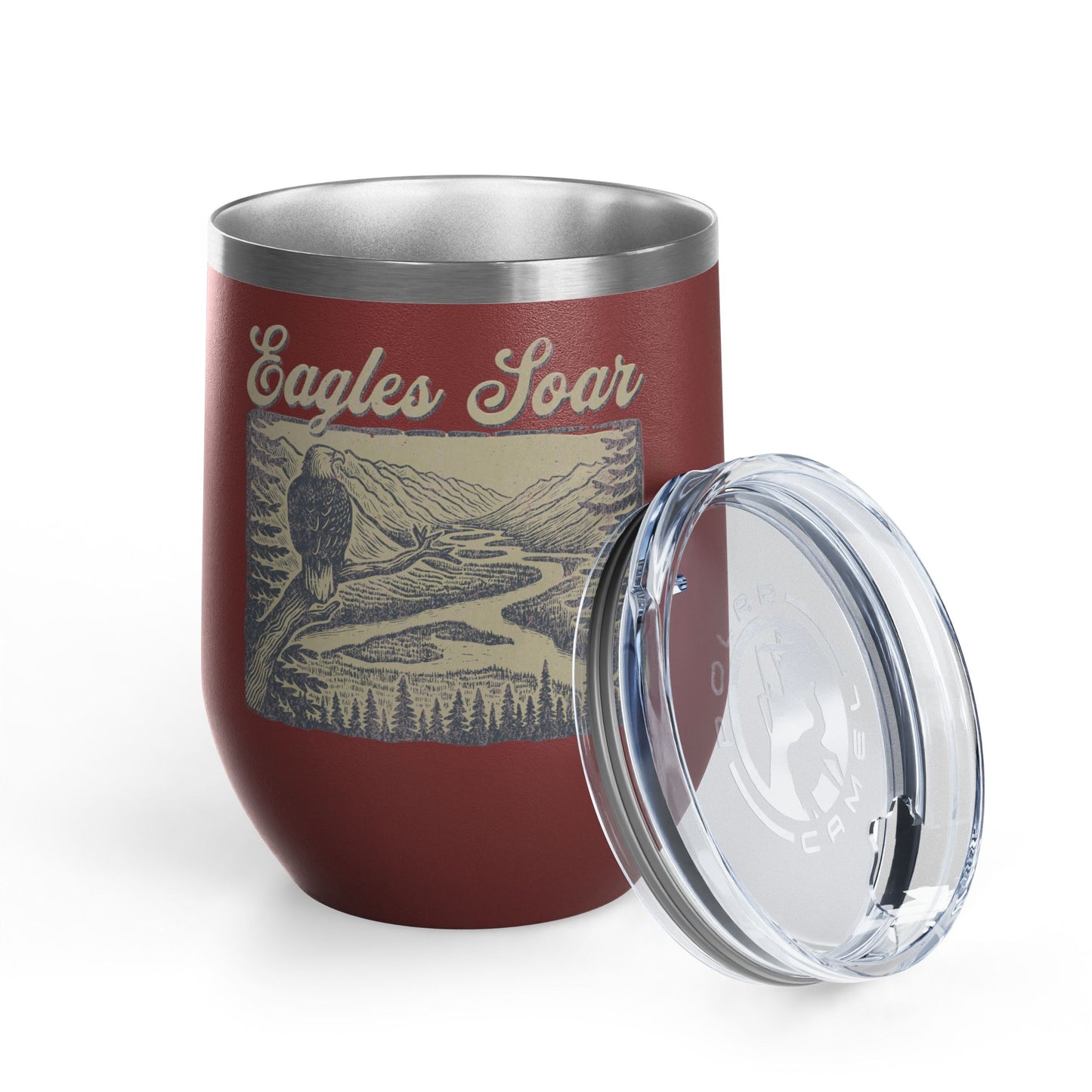 Eagles Soar Wine Tumbler, 12oz