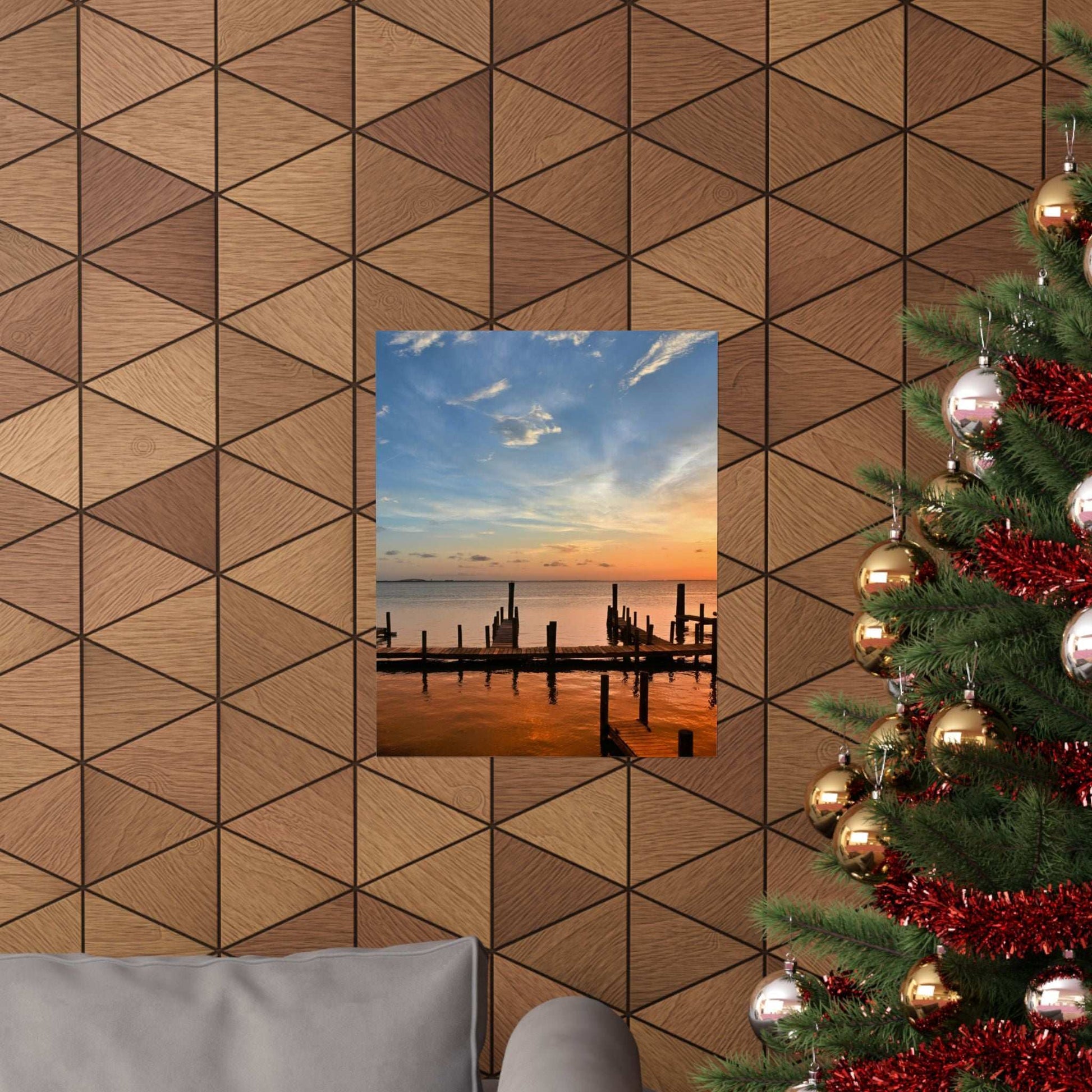 Serene Sunset Matte Vertical Poster - Perfect Wall Art for Home Decor