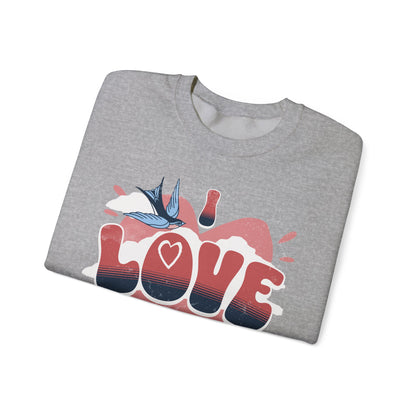 I Love Bird Watching Unisex Heavy Blend™ Crewneck Sweatshirt