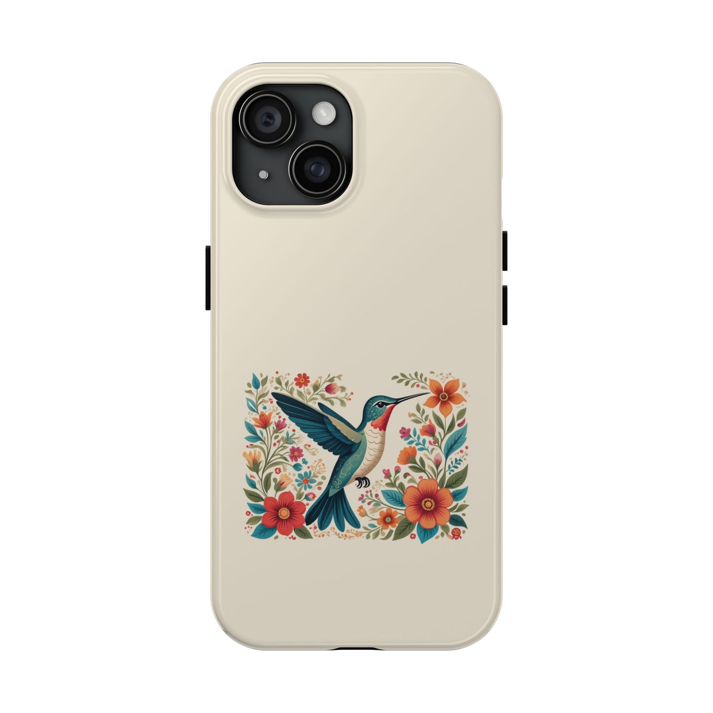 Hummingbird in Bloom Tough Phone Cases