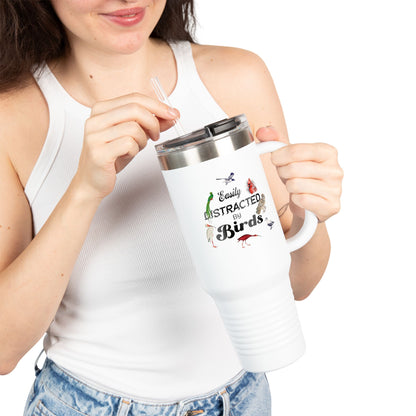 Easily Distracted by Birds Insulated Travel Mug - 40oz Adventure Companion