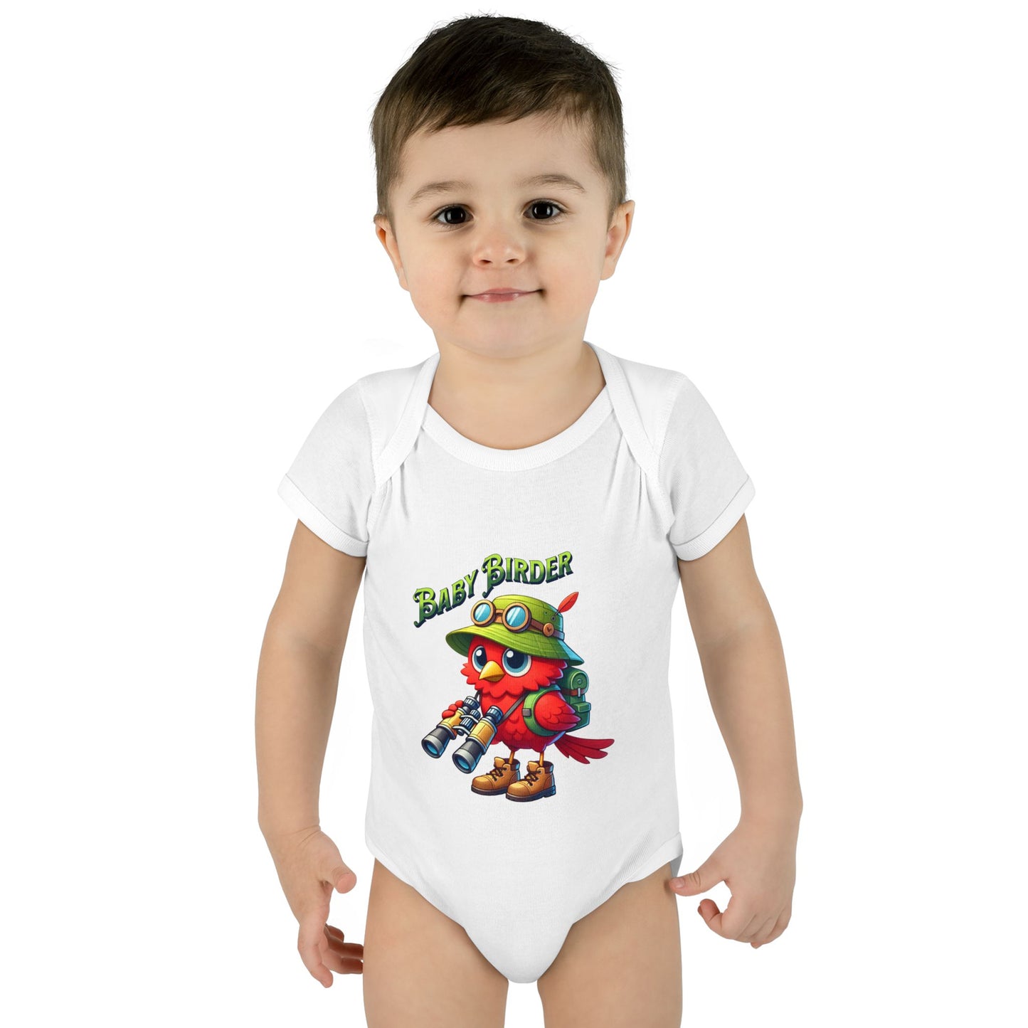 The Nerdy Birder - Baby Birder Infant Bodysuit, Cute Baby Clothes, Baby Shower Gift, Newborn Outfit, Baby Apparel, Gift for Bird Enthusiasts