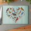 Bird Heart Glass Cutting Board