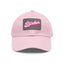 Pink Birder Hat with Leather Patch