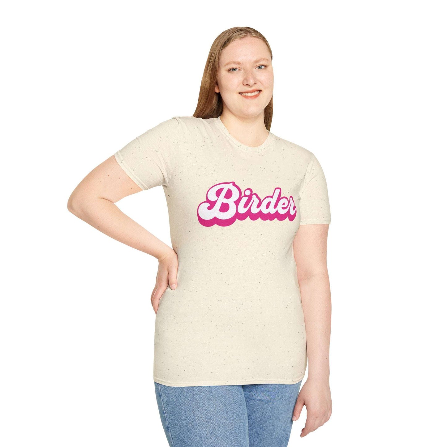 Birder Unisex Softstyle T-Shirt - Retro Vibe Tee for Casual Wear