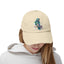 The Nerdy Birder Blue Parrot Vintage Style Hat - Unisex Distressed Cap