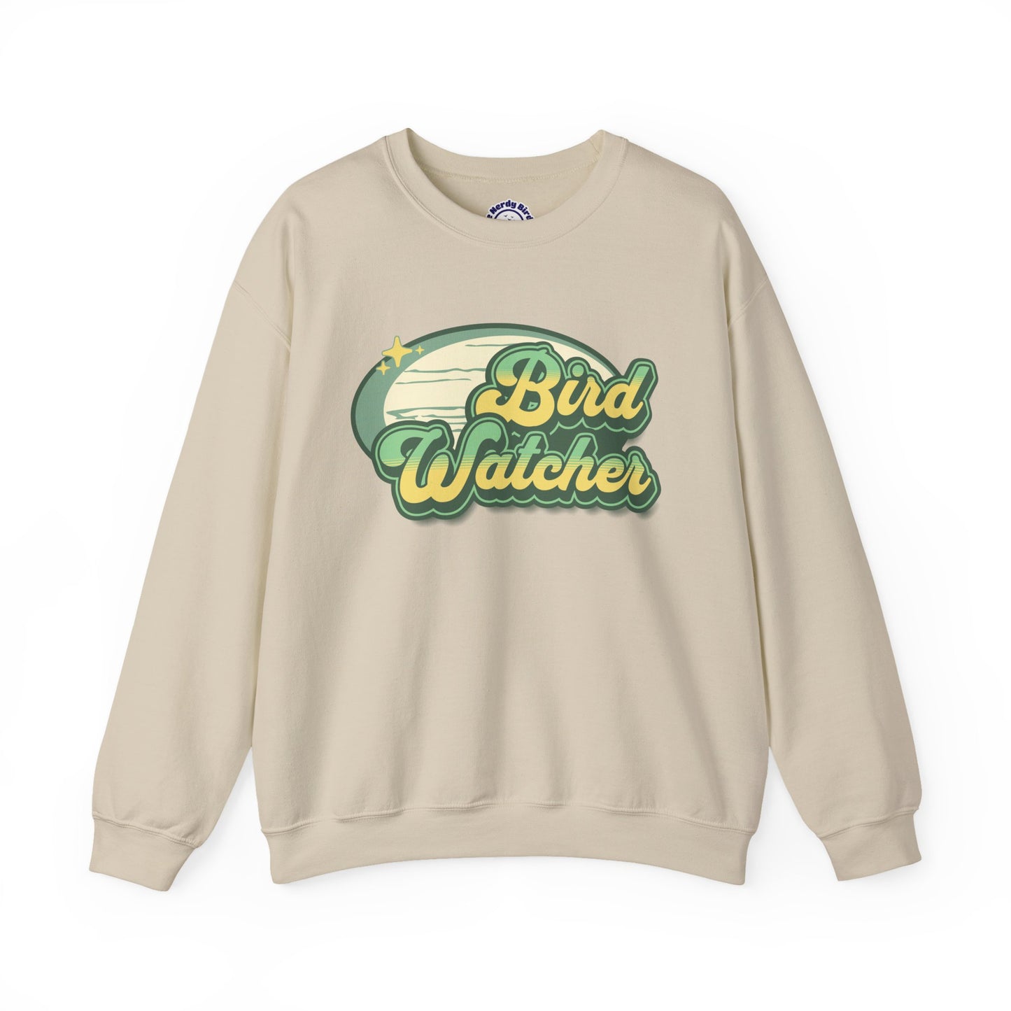 Bird Watcher Graphic Unisex Crewneck Sweatshirt