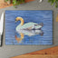 Irish Swan Glass Cutting Board