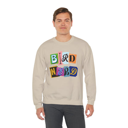 Bird Nerd Crewneck Sweatshirt - Fun Casual Wear for Bird Lovers