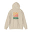 Peace Love Birds Unisex Hoodie Back Design - Cozy Sweatshirt for Nature Lovers