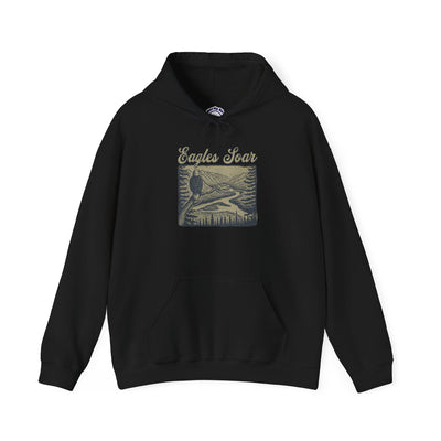 Eagle Soars Unisex Hoodie - Cozy Sweatshirt for Nature Lovers
