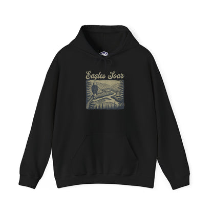 Eagle Soars Unisex Hoodie - Cozy Sweatshirt for Nature Lovers