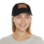 Bird Heart Hat with Leather Patch, Casual Cap for Bird Lovers