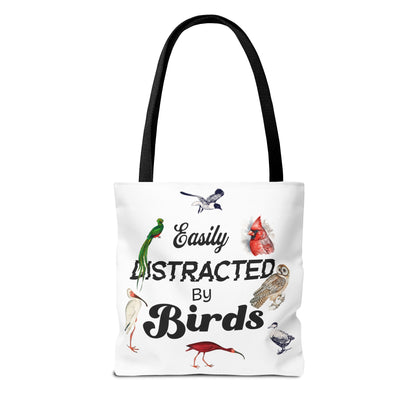 Easily Distracted By Birds Tote Bag – Perfect for Bird Lovers & Nature Enthusiasts