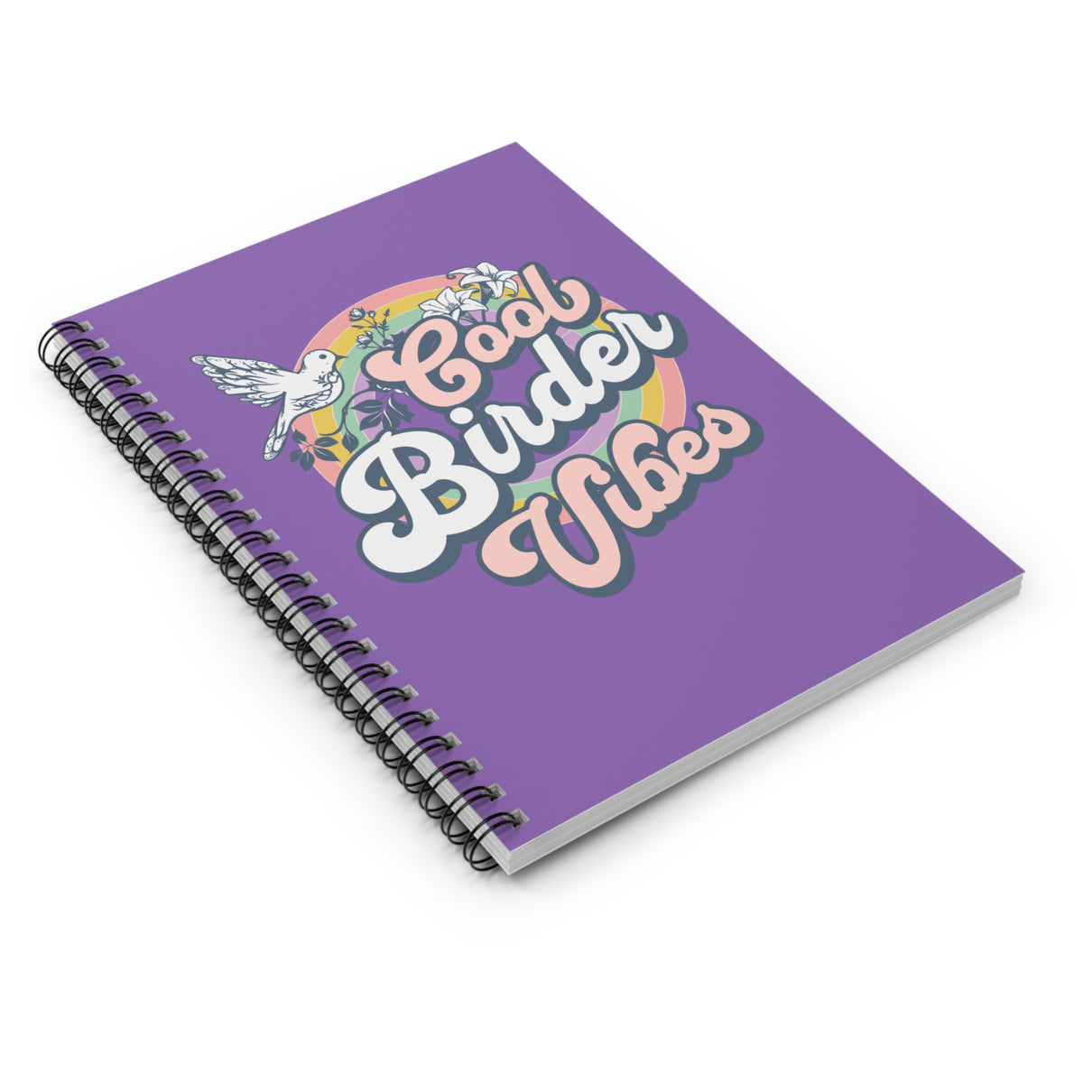 Birder Notebook Cool Birder Vibes Spiral Notebook - Ruled Line for Nature Lovers – The ...