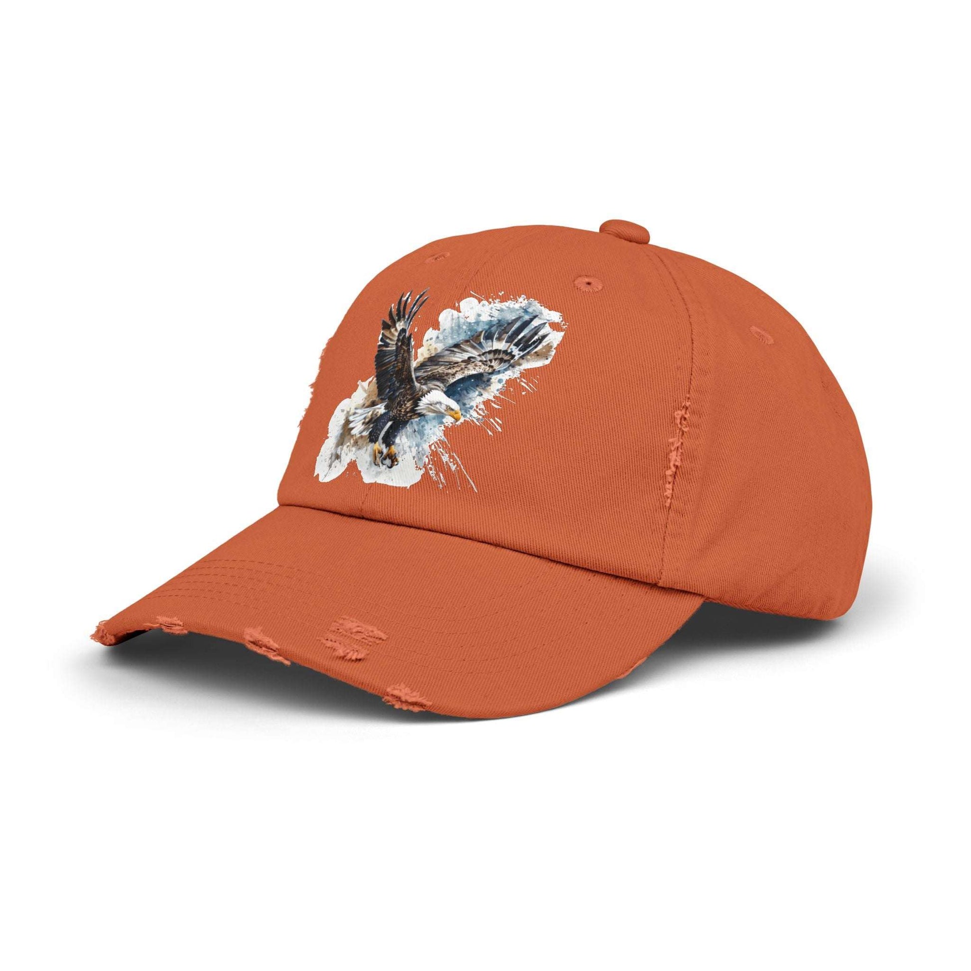 The Nerdy Birder Eagle Vintage Style Hat - Unisex Distressed Cap