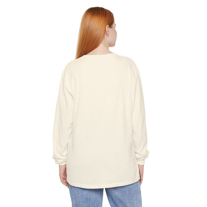 Pink Birder Unisex Garment-dyed Long Sleeve T-Shirt