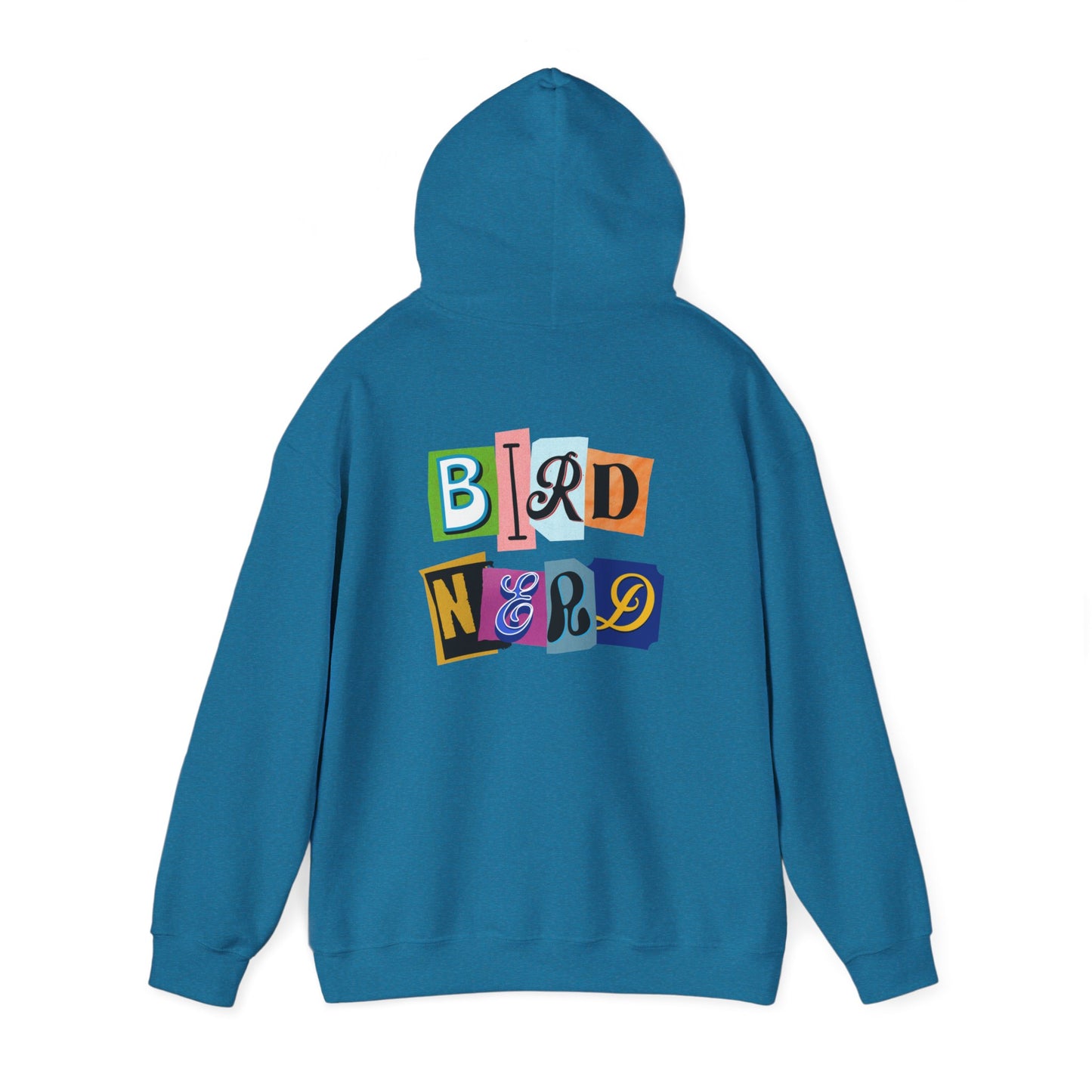 The Nerdy Birder - "Bird Nerd" Back Design Unisex Hoodie - Cozy Sweatshirt for Nature Lovers