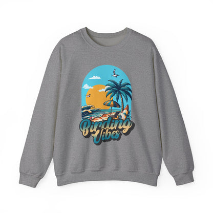 Birding Vibes Unisex Heavy Blend™ Crewneck Sweatshirt - Casual Beach Aesthetic