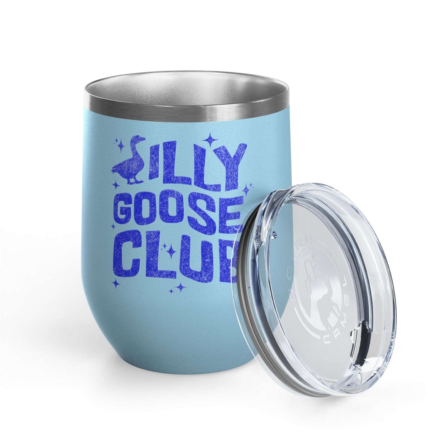 Silly Goose Club Wine Tumbler, Fun Party Gift, Personalized Drinkware, Friendship Gift, Outdoor Adventure Mug