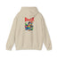 The Nerdy Birder - "Bird!" Back Design Unisex Hoodie - Cozy Sweatshirt for Nature Lovers