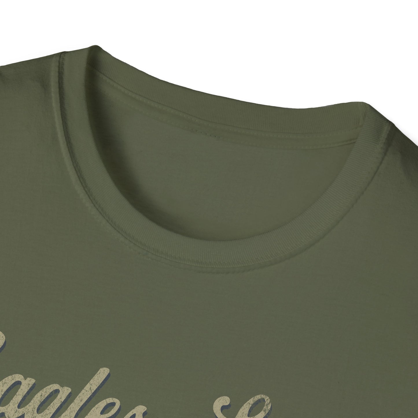 Eagles Soar Unisex Softstyle T-Shirt - Nature Inspired Graphic Tee