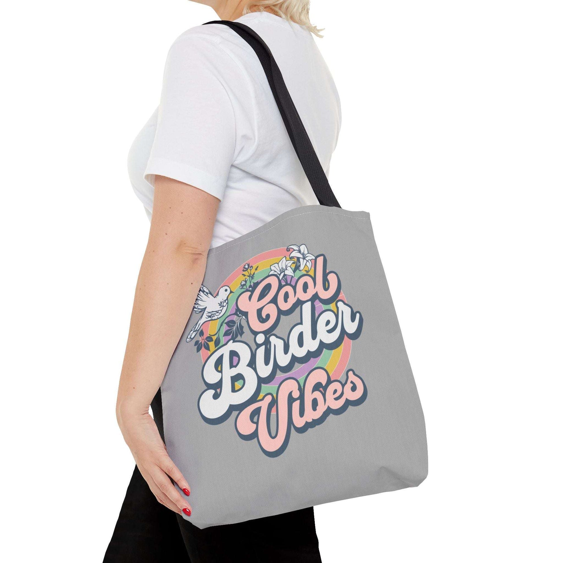 Cool Birder Vibes Tote Bag - Stylish & Eco-Friendly for Bird Lovers