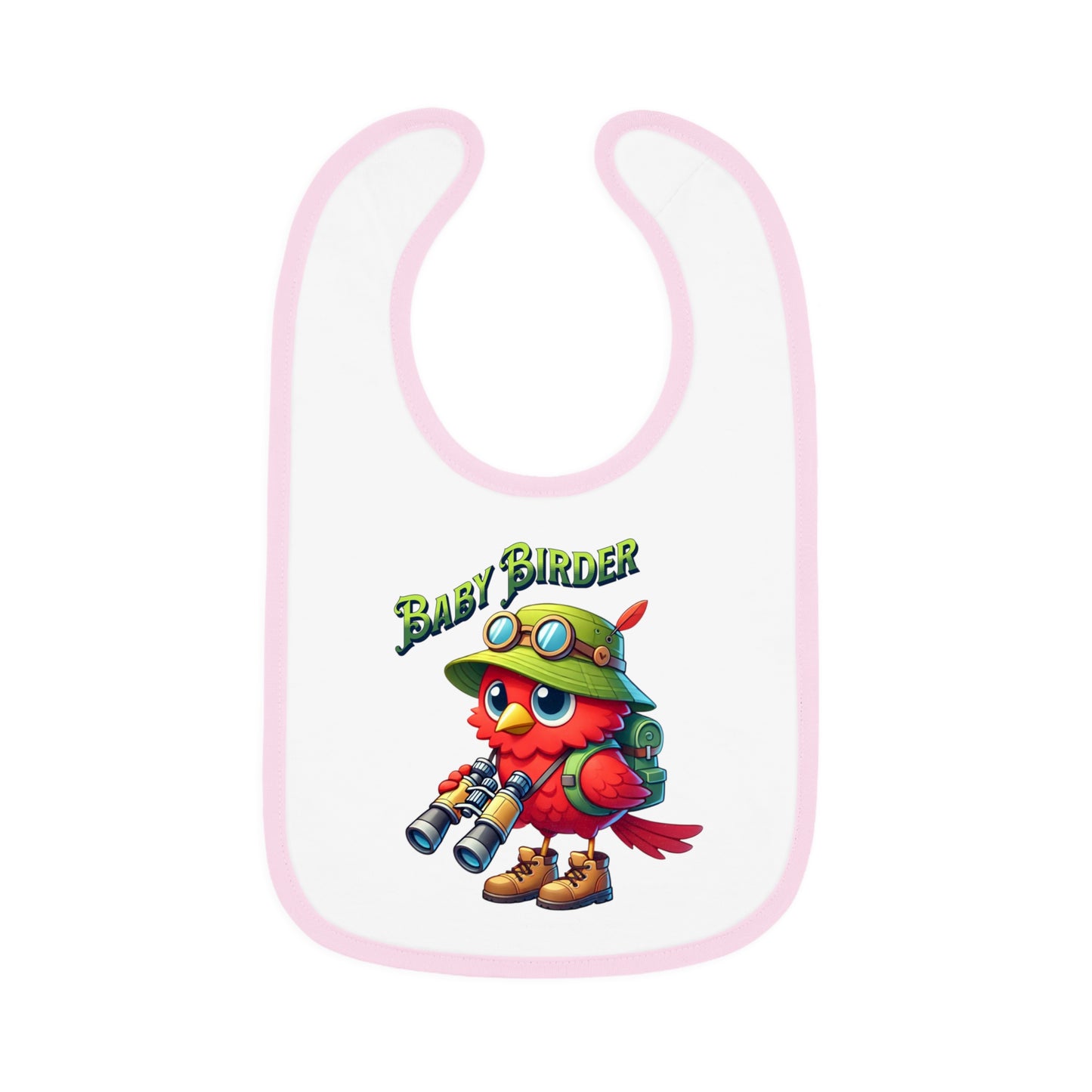 The Nerdy Birder - Baby Birder Bib, Cute Baby Bib, Fun Feeding Accessory, Perfect for New Parents, Ideal Gift for Baby Showers