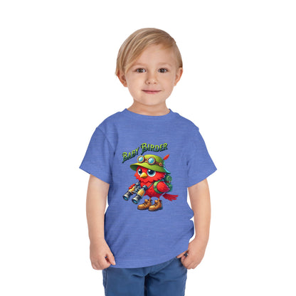 The Nerdy Birder -  Cute Toddler T-Shirt with Baby Birder Tee