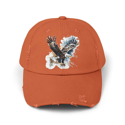 The Nerdy Birder Eagle Vintage Style Hat - Unisex Distressed Cap