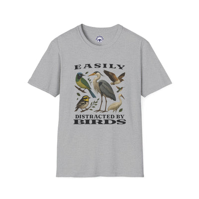Easily Distracted by Birds Graphic T-Shirt