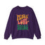 Peace Love Birds Crewneck Sweatshirt - Unisex Cozy Fashion for Nature Lovers