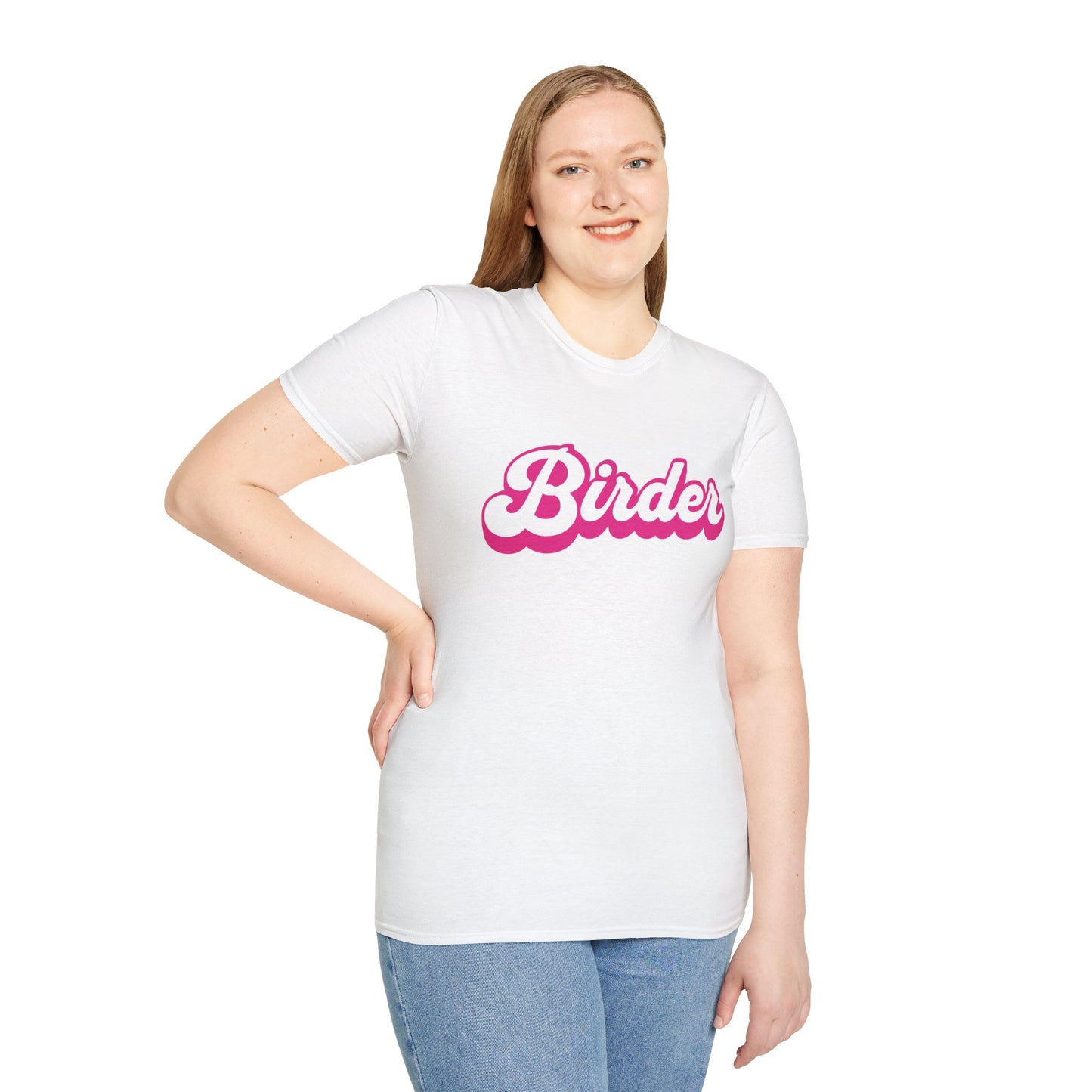 Birder Unisex Softstyle T-Shirt - Retro Vibe Tee for Casual Wear